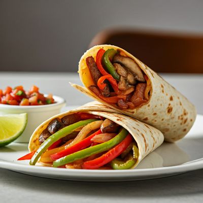 Veggie Fajita Wrap